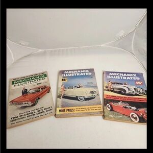 Vintage Mechanix Illustrated Magazines Lot MCM 1950 1951 1965 Car Culture